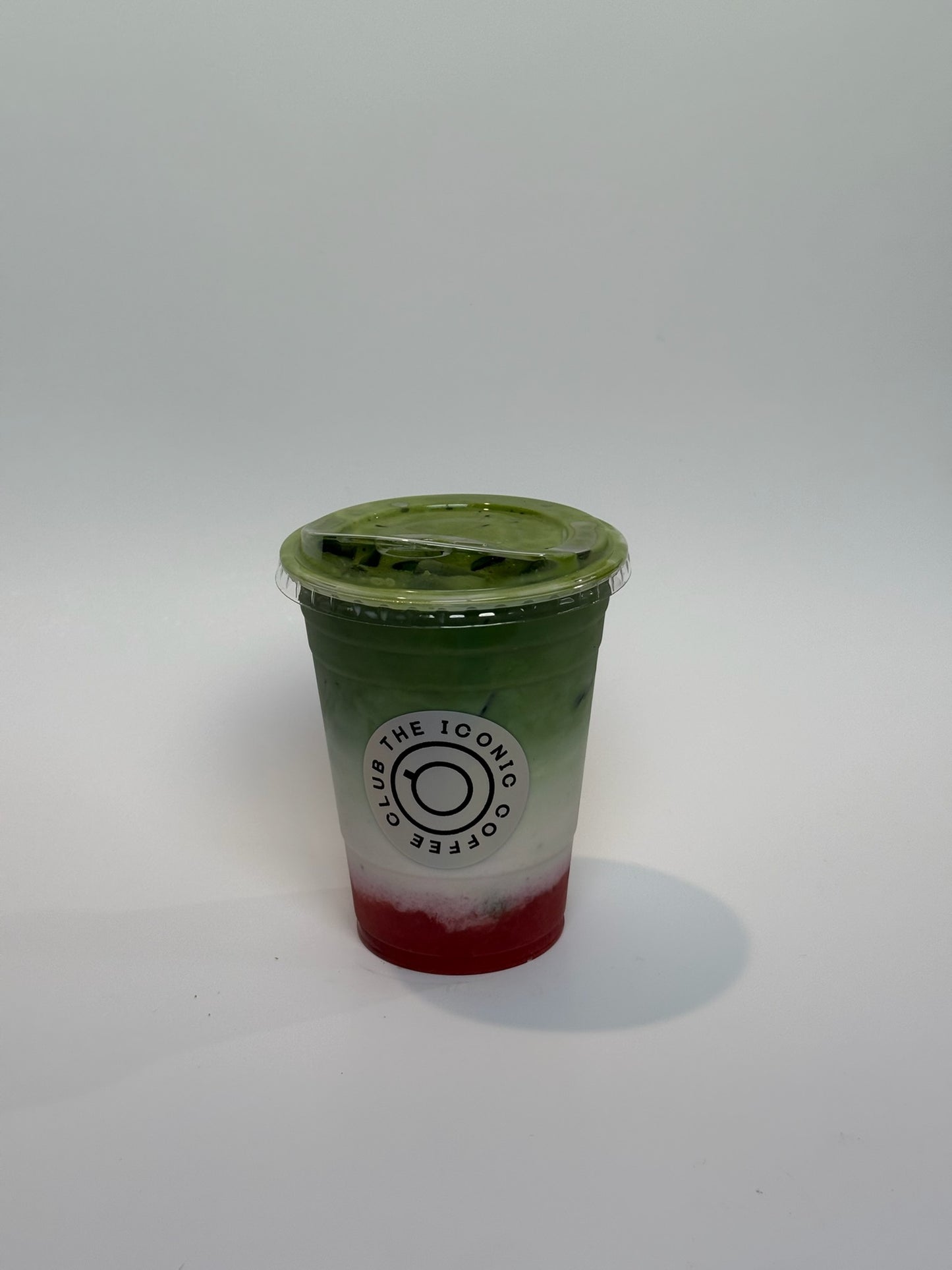 Iced Cherry Almond Matcha