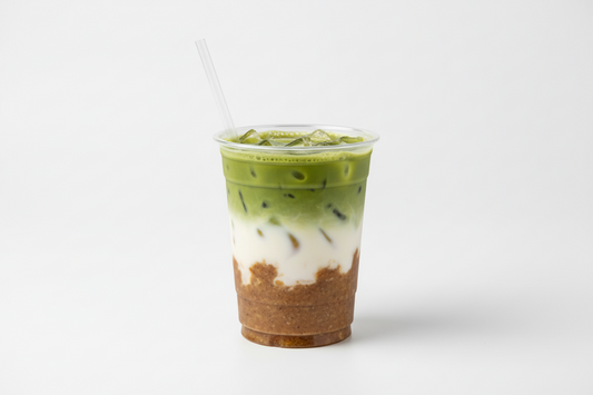 Iced Brown Butter Banana Bread Matcha