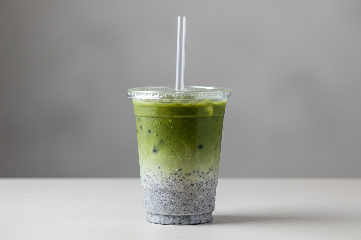Iced Miso Black Sesame Matcha