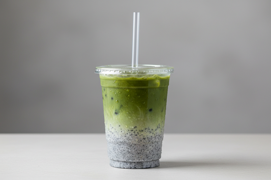 Iced Miso Black Sesame Matcha
